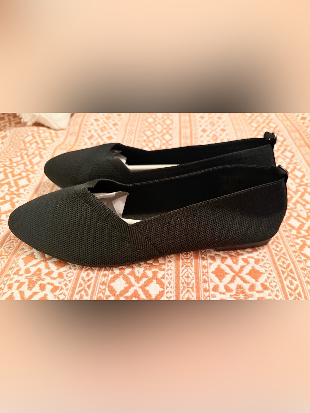 Tahari Black Bali Ballet Flats 7.5 NWT - Picture 8 of 12
